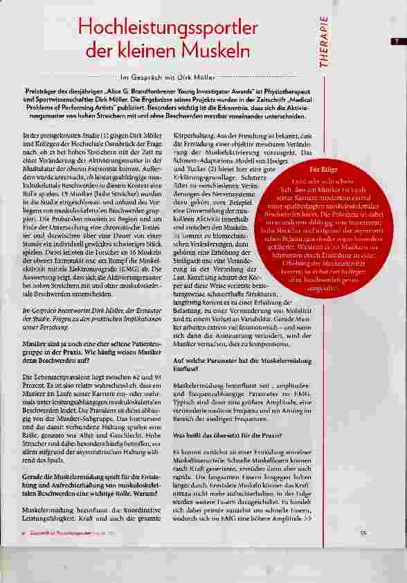 Vorschauseite 2: Hochleistungssportler der kleinen Muskeln