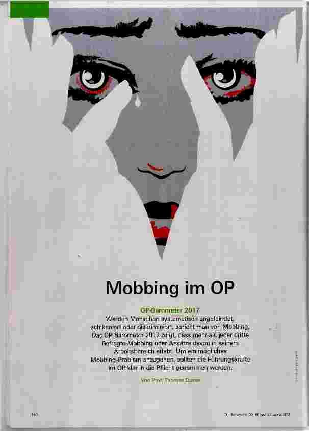 Vorschauseite 1: Mobbing im OP