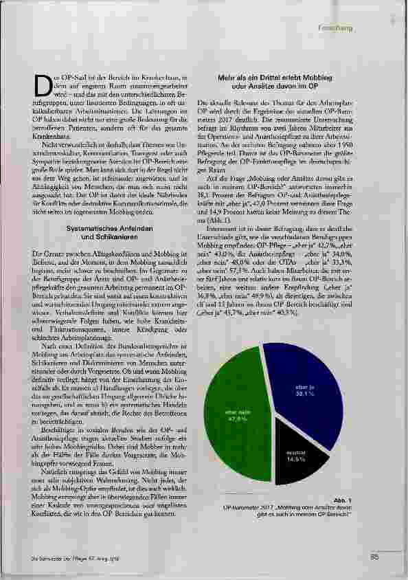 Vorschauseite 2: Mobbing im OP