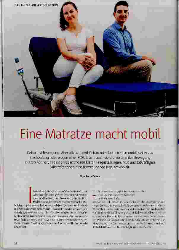 Vorschauseite 1: Eine Matratze macht mobil