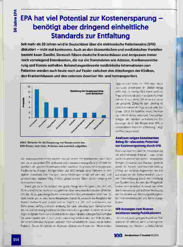 Vorschauseite 1: EPA hat viel Potential zur Kostenersparung benötigt aber dringend einheitliche Standards zur Entfaltung