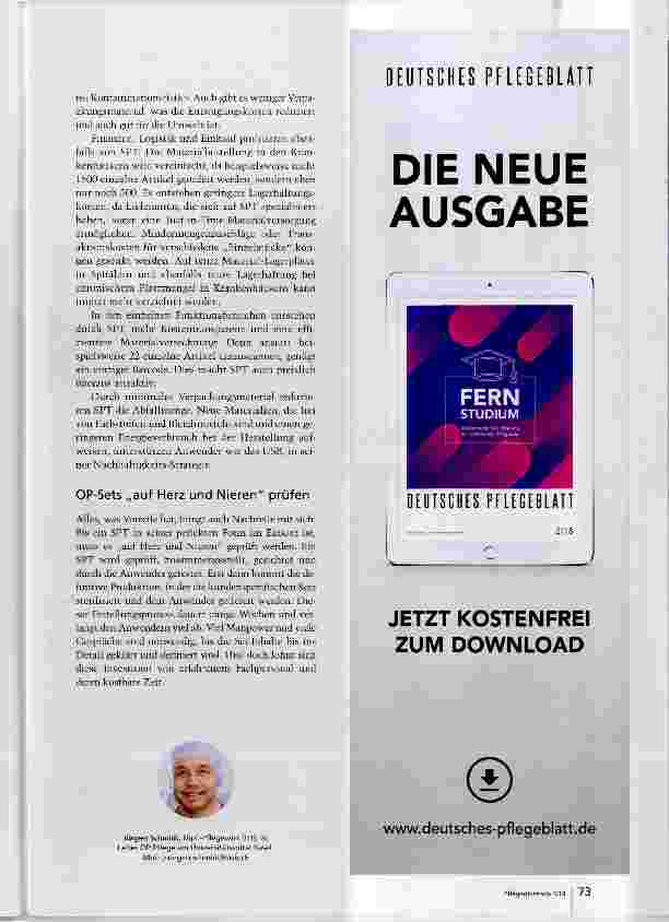Vorschauseite 2: Mehr Schnelligkeit und Effizienz im OP