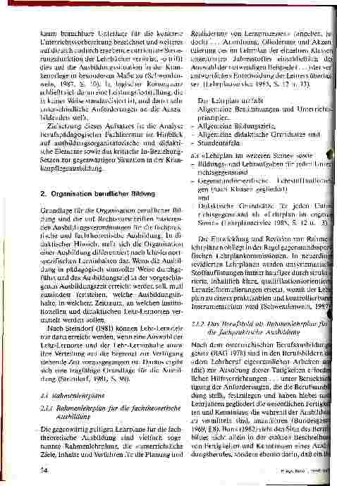 Vorschauseite 2: Pädagogische Grundlagen beruflicher Bildung und ihr Stellenwert in der Krankenpflege-Ausbildung in Österreich