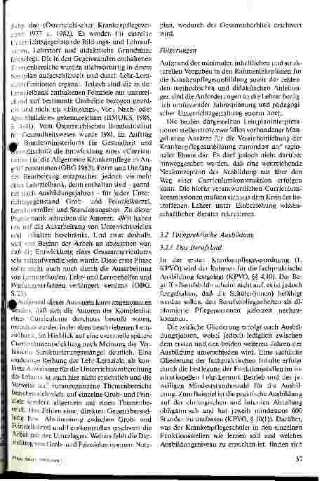 Vorschauseite 5: Pädagogische Grundlagen beruflicher Bildung und ihr Stellenwert in der Krankenpflege-Ausbildung in Österreich