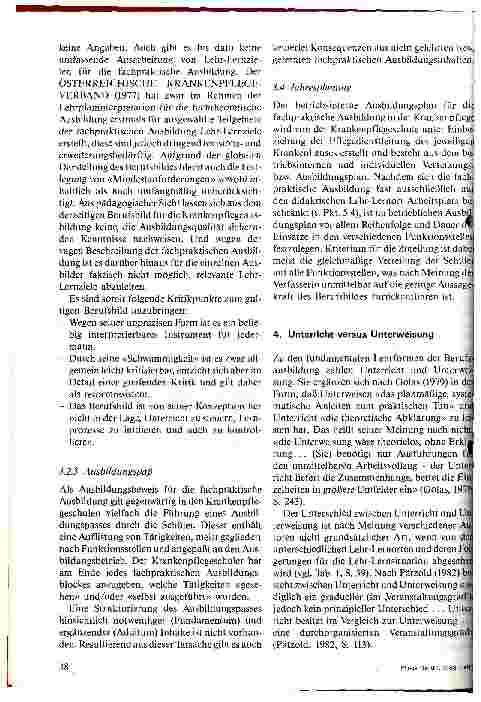 Vorschauseite 6: Pädagogische Grundlagen beruflicher Bildung und ihr Stellenwert in der Krankenpflege-Ausbildung in Österreich