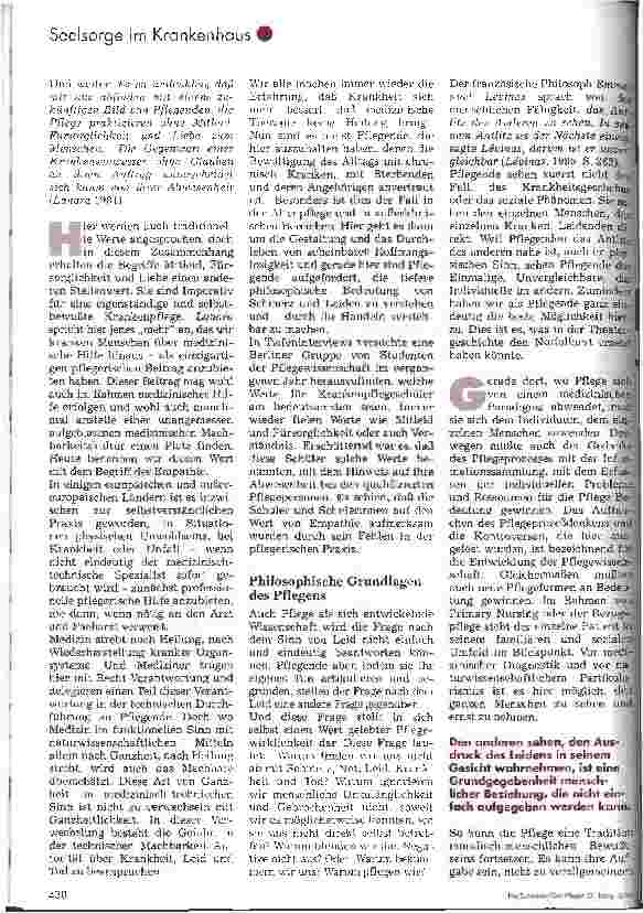 Vorschauseite 4: Werte in der pflegerischen Wirklichkeit