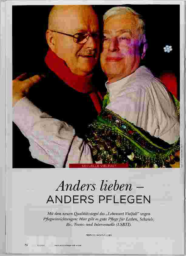 Vorschauseite 1: Anders lieben -ANDERS PFLEGEN
