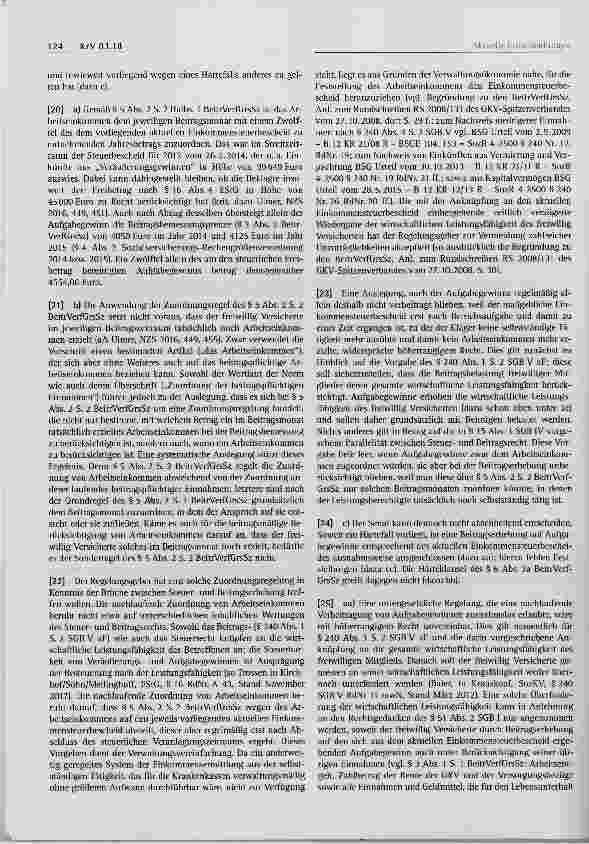 Vorschauseite 3: Krankenversicherungsrecht Beitragsbemessung freiwilliger Mitglieder Beitragspflicht von Aufgabegewinnen im Sinne des Einkommensteuerreehts§ 15 Abs. 1 SGB IV, § 240 Abs. 1 S. 2 SGB…
