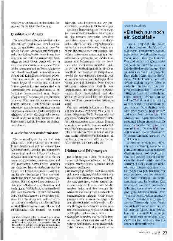 Vorschauseite 2: Weiblich, alt und arm