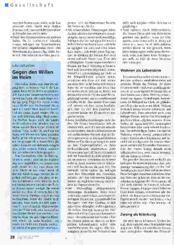 Vorschauseite 3: Weiblich, alt und arm