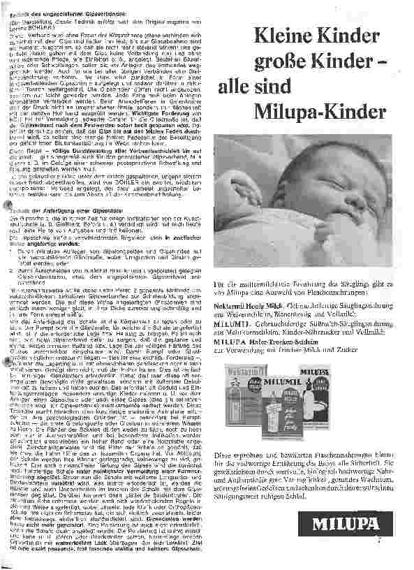Vorschauseite 4: Die besonderen Aufgaben der Schwester in der Orthopädie 3. Folge: Allgemeines zur Gipsverbandbehandlung in der Orthopädie