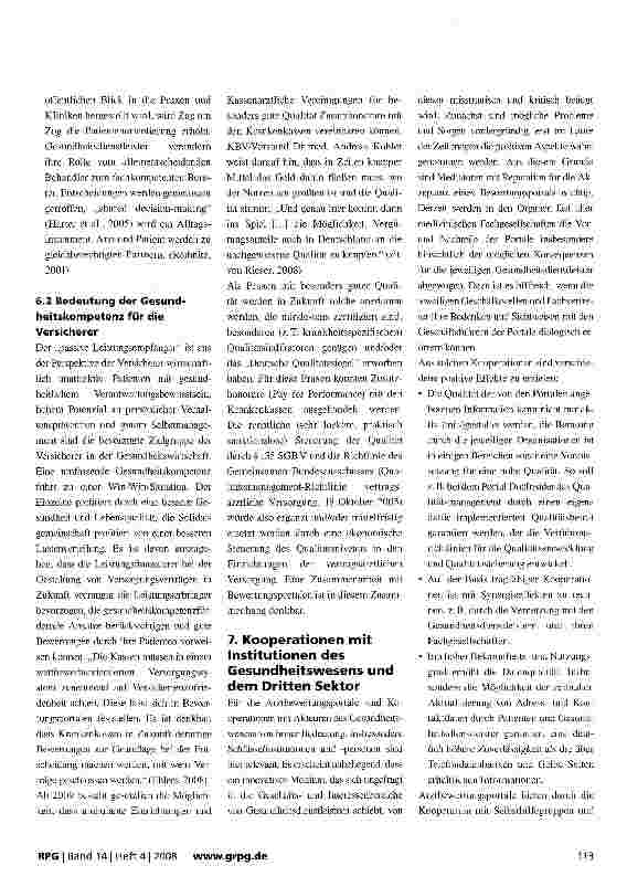 Vorschauseite 5: Arztbewertungsportale -Neue Wege im Gesundheitswesen bei Information, Bewertung und Suche im Internet