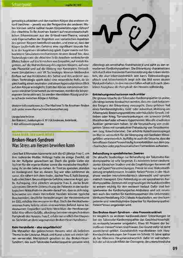 Vorschauseite 1: Broken-Heart-Syndrom