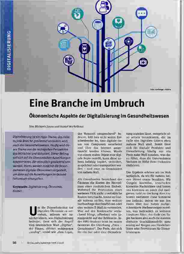Vorschauseite 1: Eine Branche im Umbruch