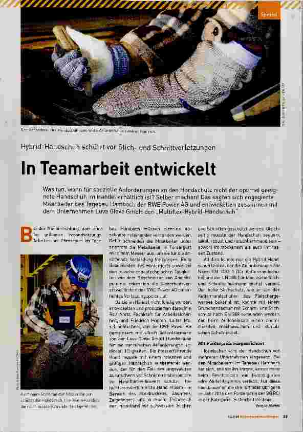 Vorschauseite 1: In Teamarbeit entwickelt