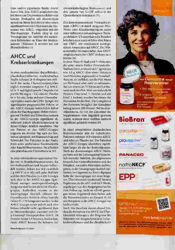 Vorschauseite 2: AHCC in der Krebstherapie