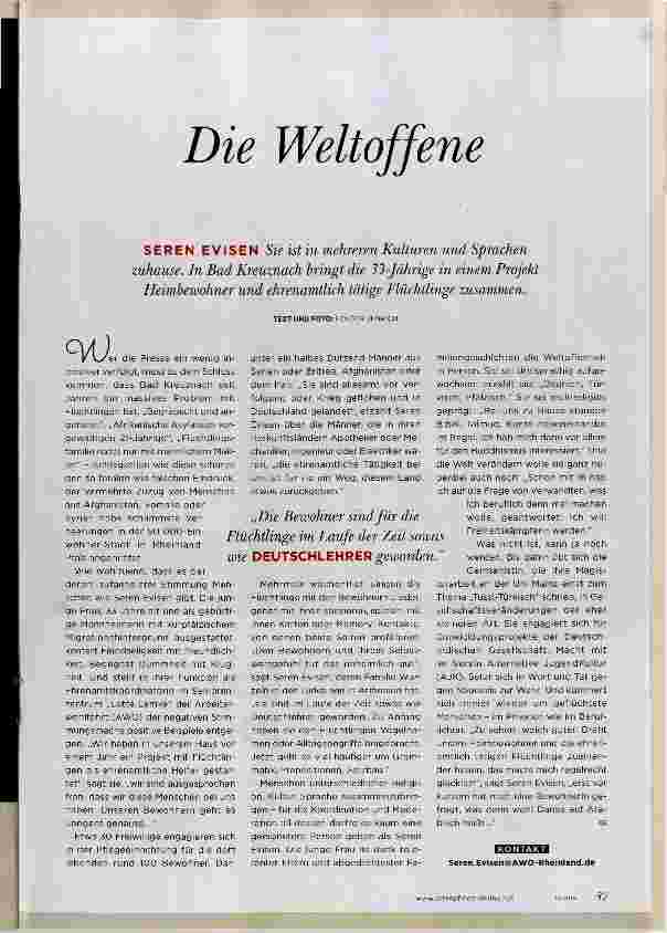 Vorschauseite 2: Die Weltoffene