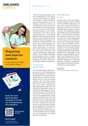 Vorschauseite 3: Prävention Gut, aber kein Selbstläufer