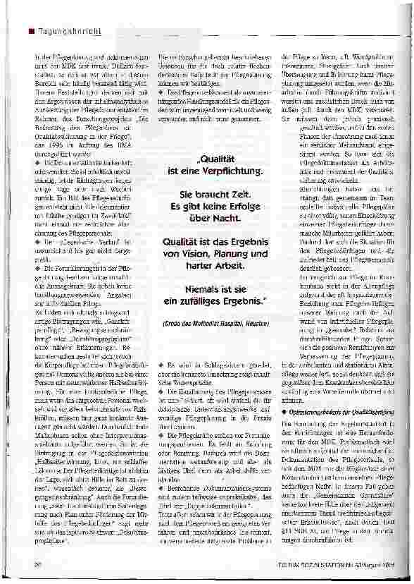 Vorschauseite 3: Mehr als eine Qualitätskontrolle Beratungsorientierter Prüfansatz des MDK