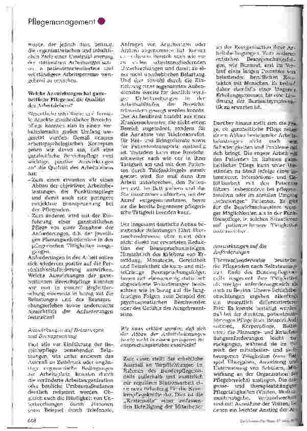 Vorschauseite 4: Das Bundespflegemodell aus psychologischer Sicht Ergebnisse einer Begleitforschung