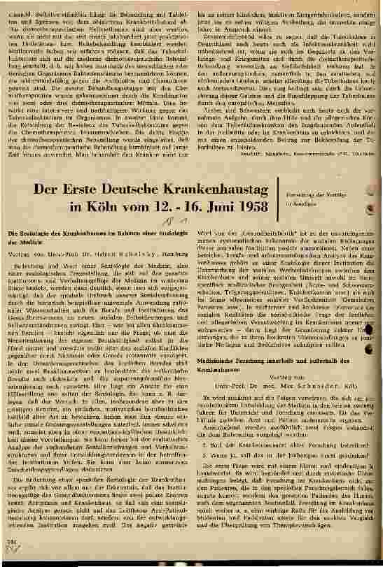 Vorschauseite 3: Ist die Tuberkulose als Volksseuche noch aktuell?