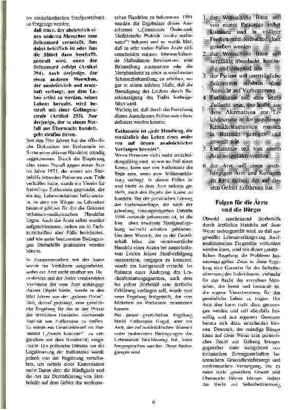 Vorschauseite 3: Sterbehilfe in den Niederlanden aus der Sicht der Juristen, Mediziner und Pflegekräfte