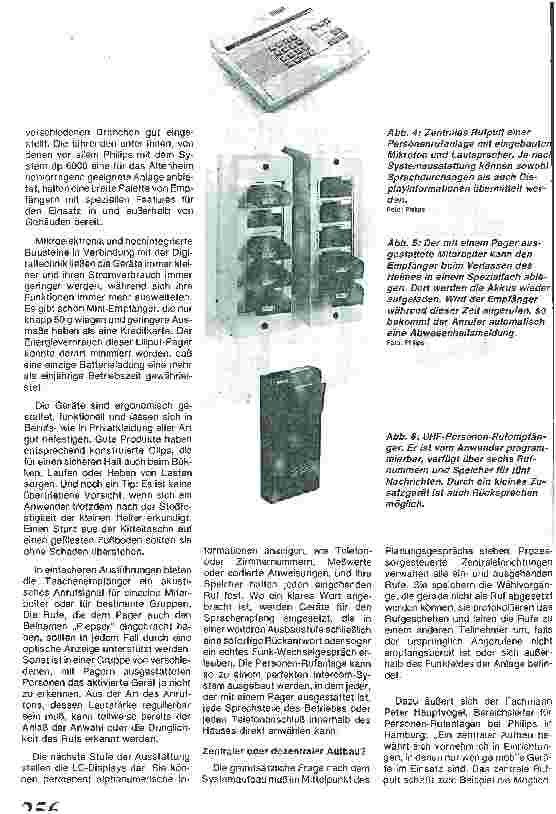 Vorschauseite 3: Personal-Rufanlagen- Erleichterung fürs Personal