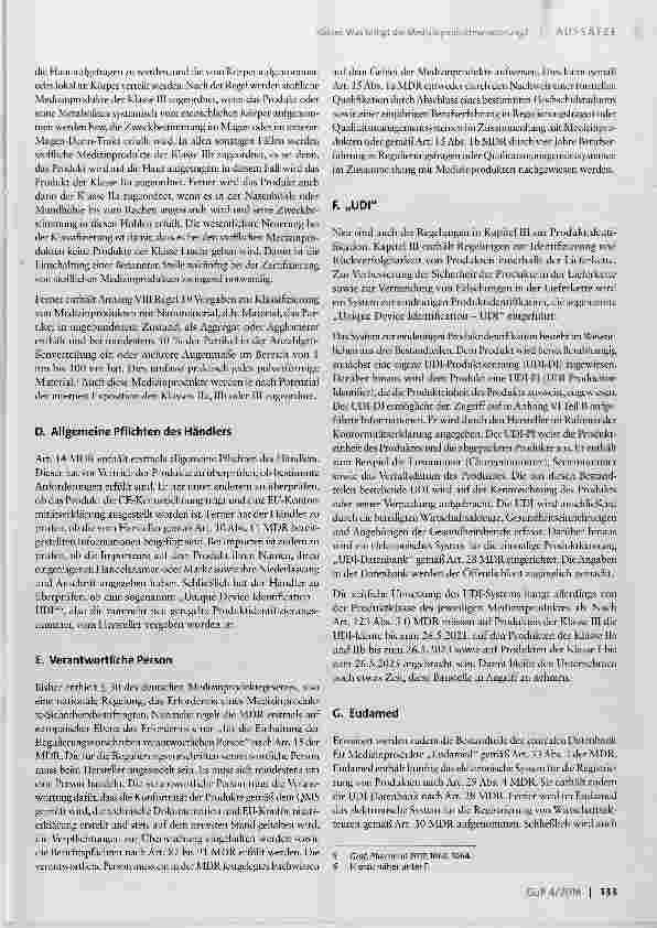 Vorschauseite 2: Was bringt die Medizinprodukteverordnung?