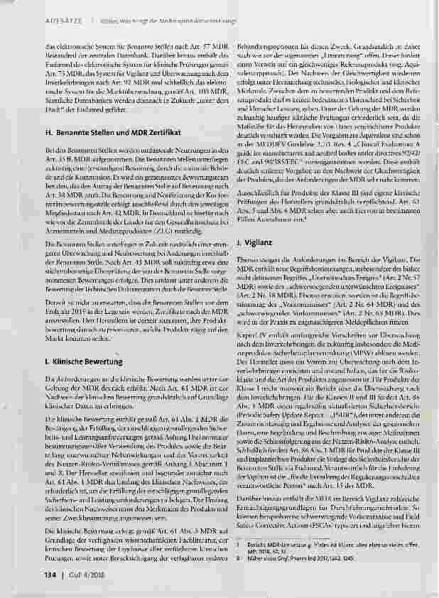 Vorschauseite 3: Was bringt die Medizinprodukteverordnung?