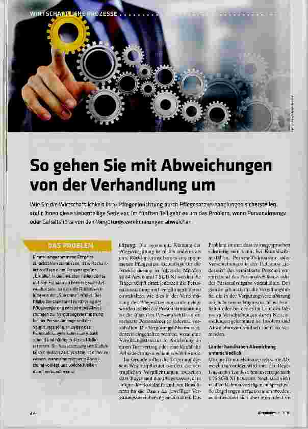 Vorschauseite 1: So gehen Sie mit Abweichungen von der Verhandlung um