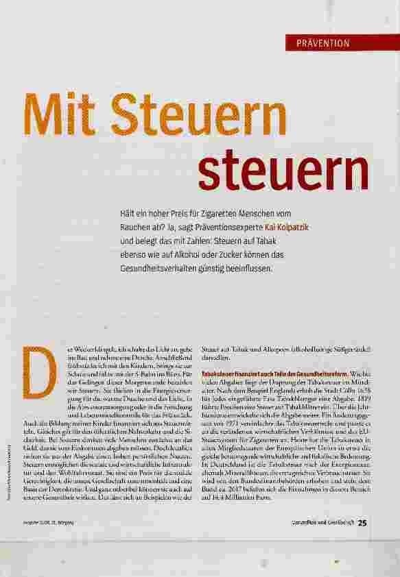 Vorschauseite 2: Mit Steuern steuern