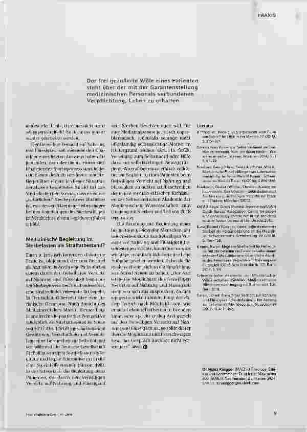 Vorschauseite 6: Sterbefasten“ und das neue Paradigma selbstbestimmten Sterbens