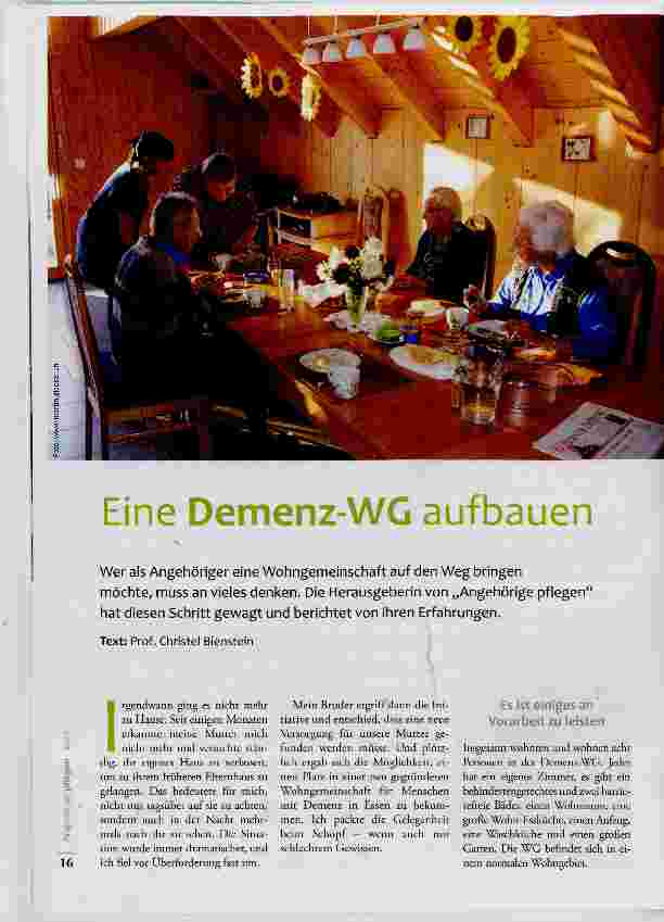 Vorschauseite 1: Eine Demenz-WG aufbauen