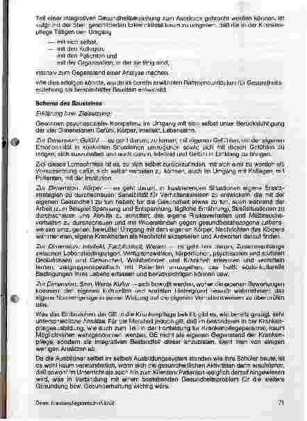 Vorschauseite 2: Gesundheitserziehung in der Krankenpflege 2. Teil
