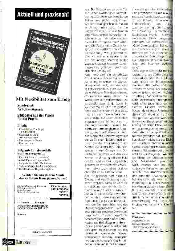 Vorschauseite 6: Entscheidungen bewußter fällen und klarer begründen Zur Arbeit an einem Ethik-Kodex eines Krankenhauses