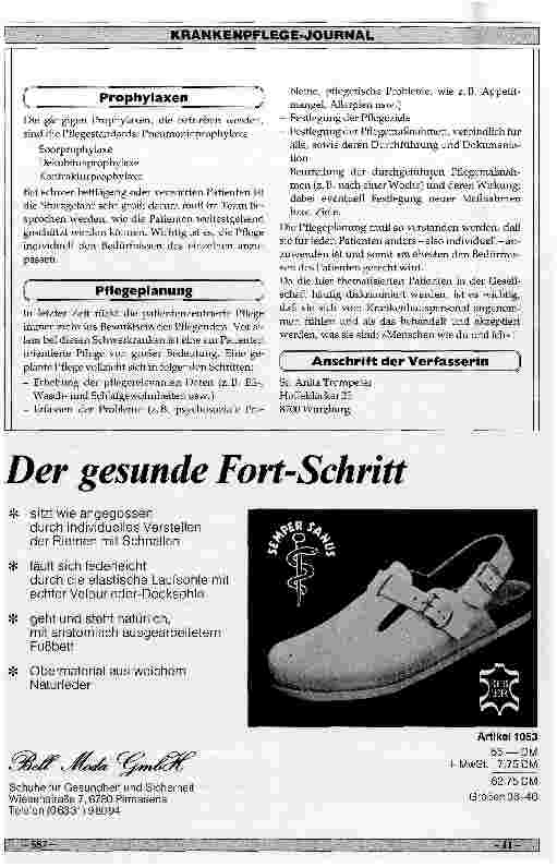 Vorschauseite 3: Unser Umgang mit AIDS-Kranken und HIV-Infizierten auf der Infektionsstation