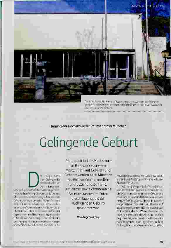 Vorschauseite 1: Gelingende Geburt