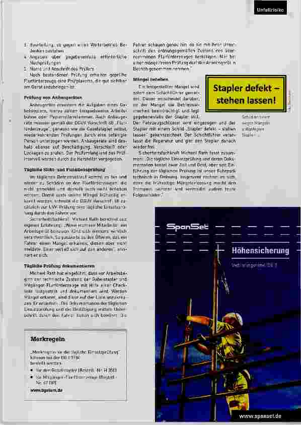 Vorschauseite 3: Mängel frühzeitig erkennen
