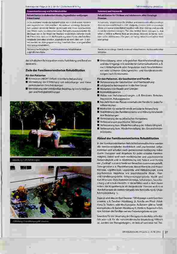 Vorschauseite 2: Rehabilitation krebskranker Kinder, Jugendlicher und junger Erwachsener