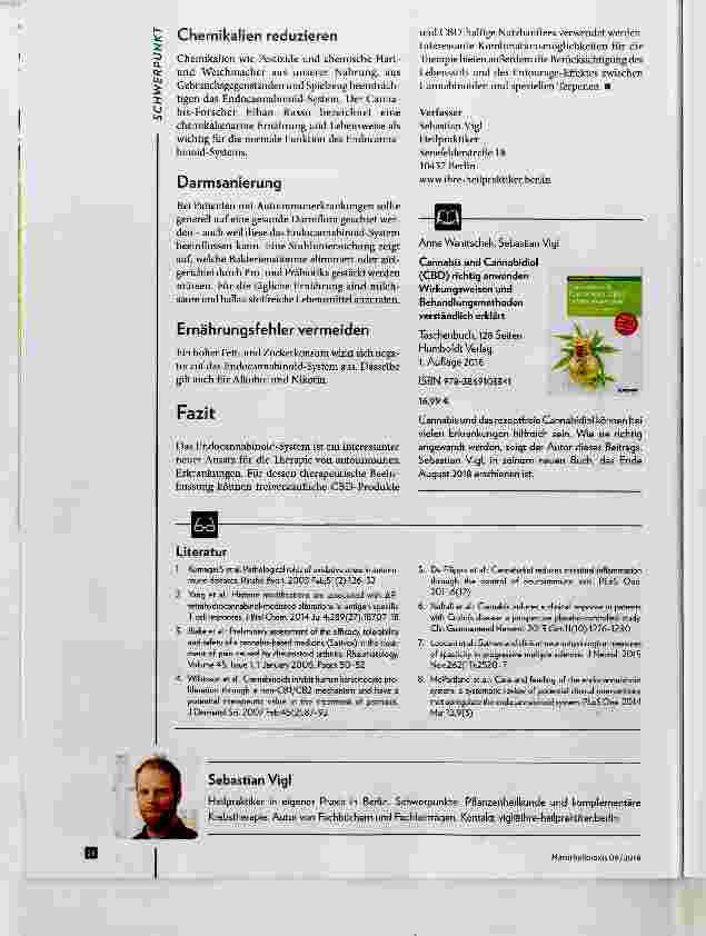 Vorschauseite 5: Die Therapie des Endocannabinoid-Systems bei Autoimmunerkrankungen