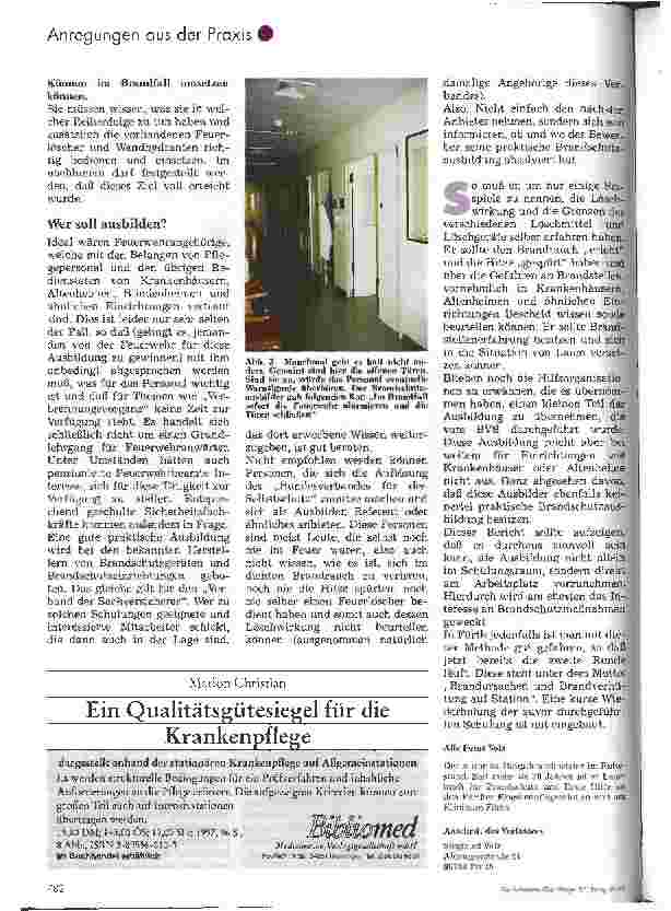 Vorschauseite 3: Brandschutzausbildung auf Station (Teil 2)