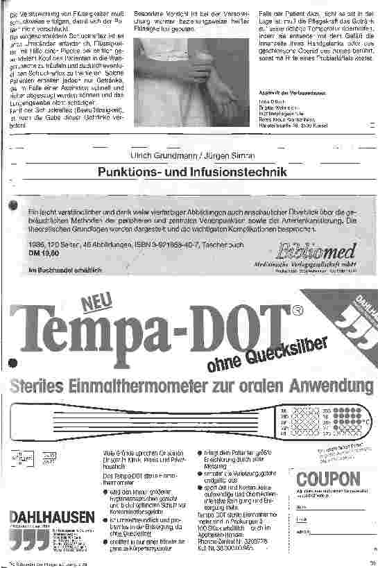 Vorschauseite 2: Grundpflege in Bildern 8. Folge: Verabreichung von Flüssigkeit