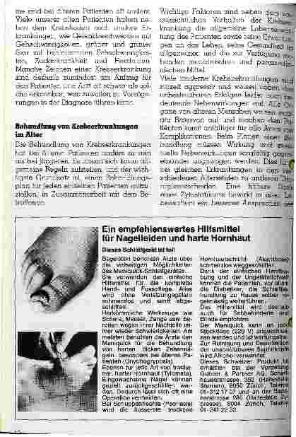 Vorschauseite 2: Krebskrankheiten im Alter Deutliche Zunahme