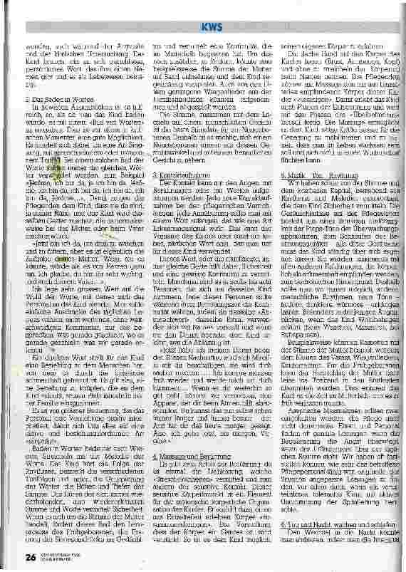 Vorschauseite 5: Sprich mit mirdann fühl ich mich besser / Ein Neugeborenes und ganz besonders ein Frühgeborenes braucht viel Kontakt