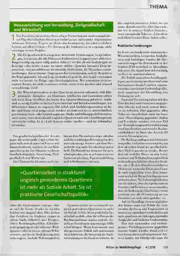 Vorschauseite 3: Quartiersentwicklung als Gesellschaftspolitik