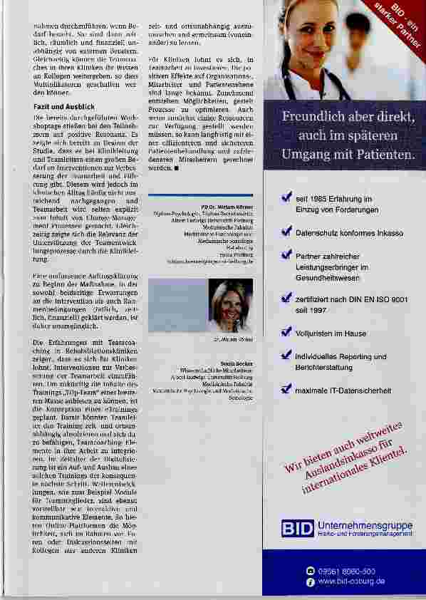 Vorschauseite 3: Zusammen das Ziel erreichen