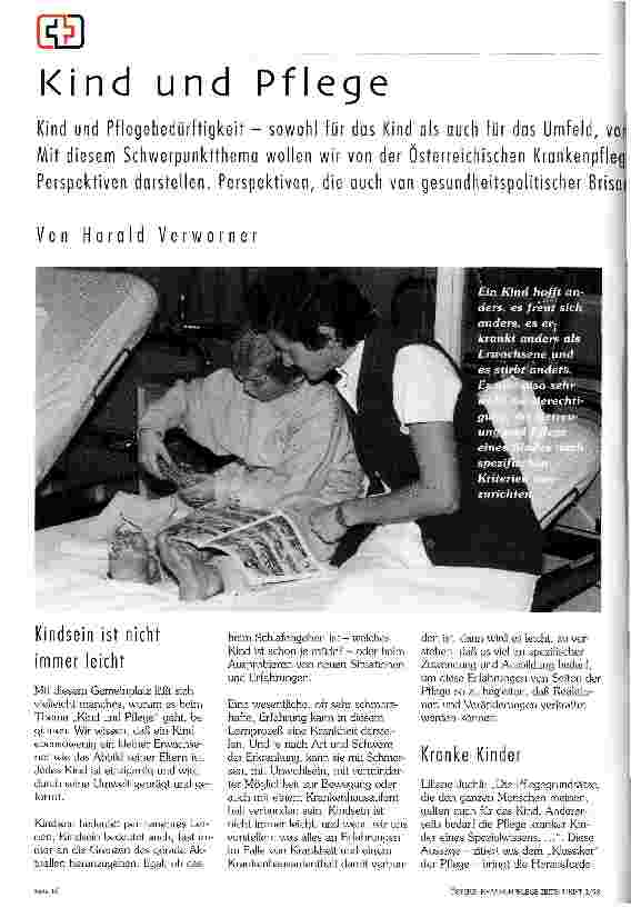 Vorschauseite 1: Kind und Pflege
