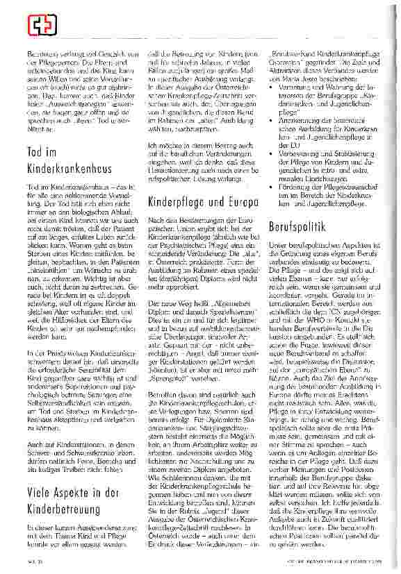 Vorschauseite 3: Kind und Pflege