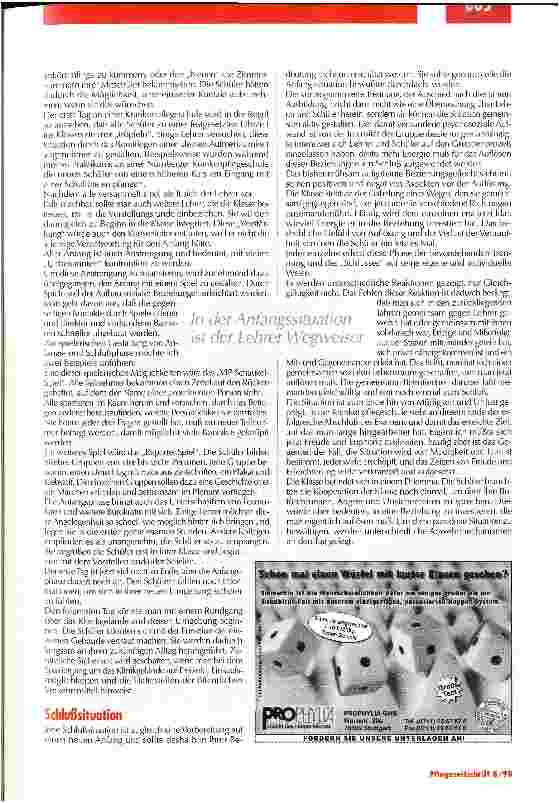 Vorschauseite 3: Jedes Ende ist der Beginn von etwas Neuem Sozialdynamik von Anfangsund Schlußsituationen