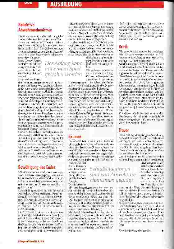 Vorschauseite 4: Jedes Ende ist der Beginn von etwas Neuem Sozialdynamik von Anfangsund Schlußsituationen